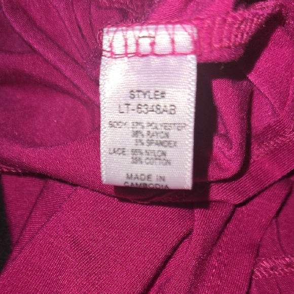 Pink Lace Top - Picture 4 of 5